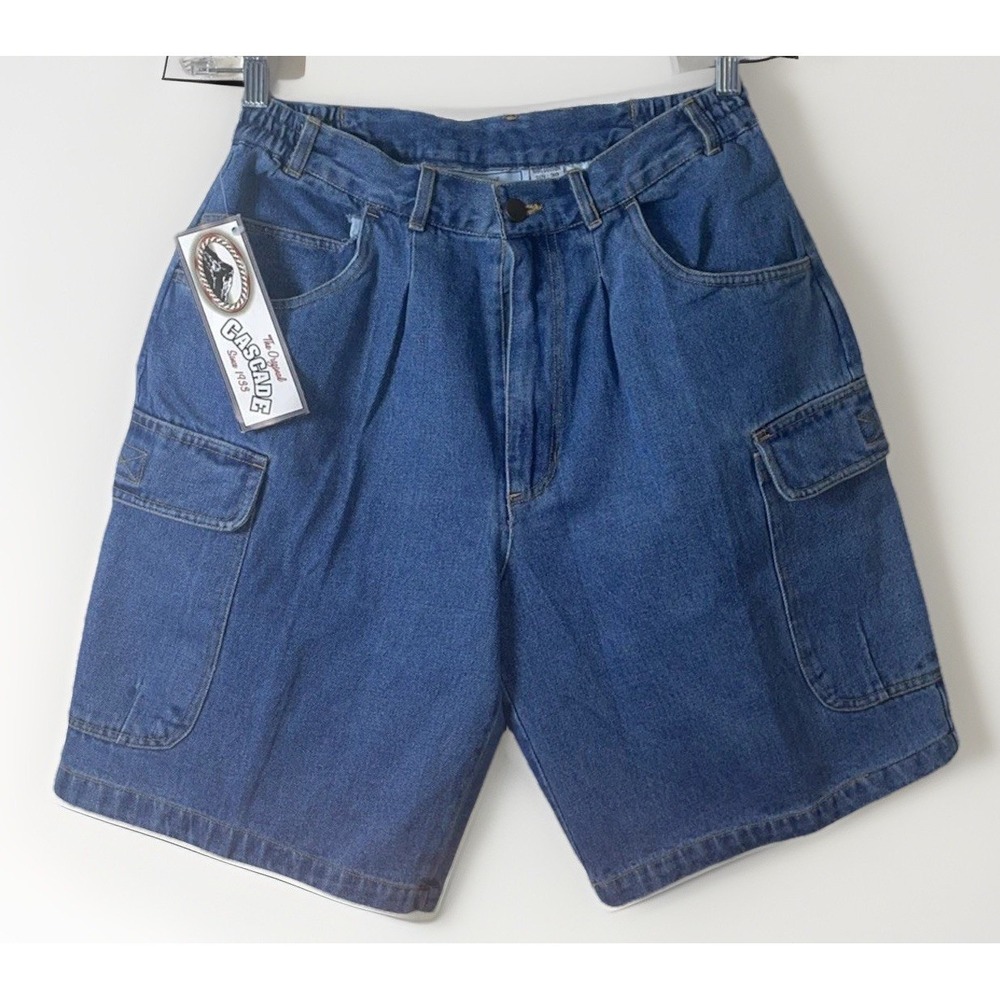 The Original Cascade Vintage Dead stock Denim Dad Cargo Shorts Men's Size 30x9